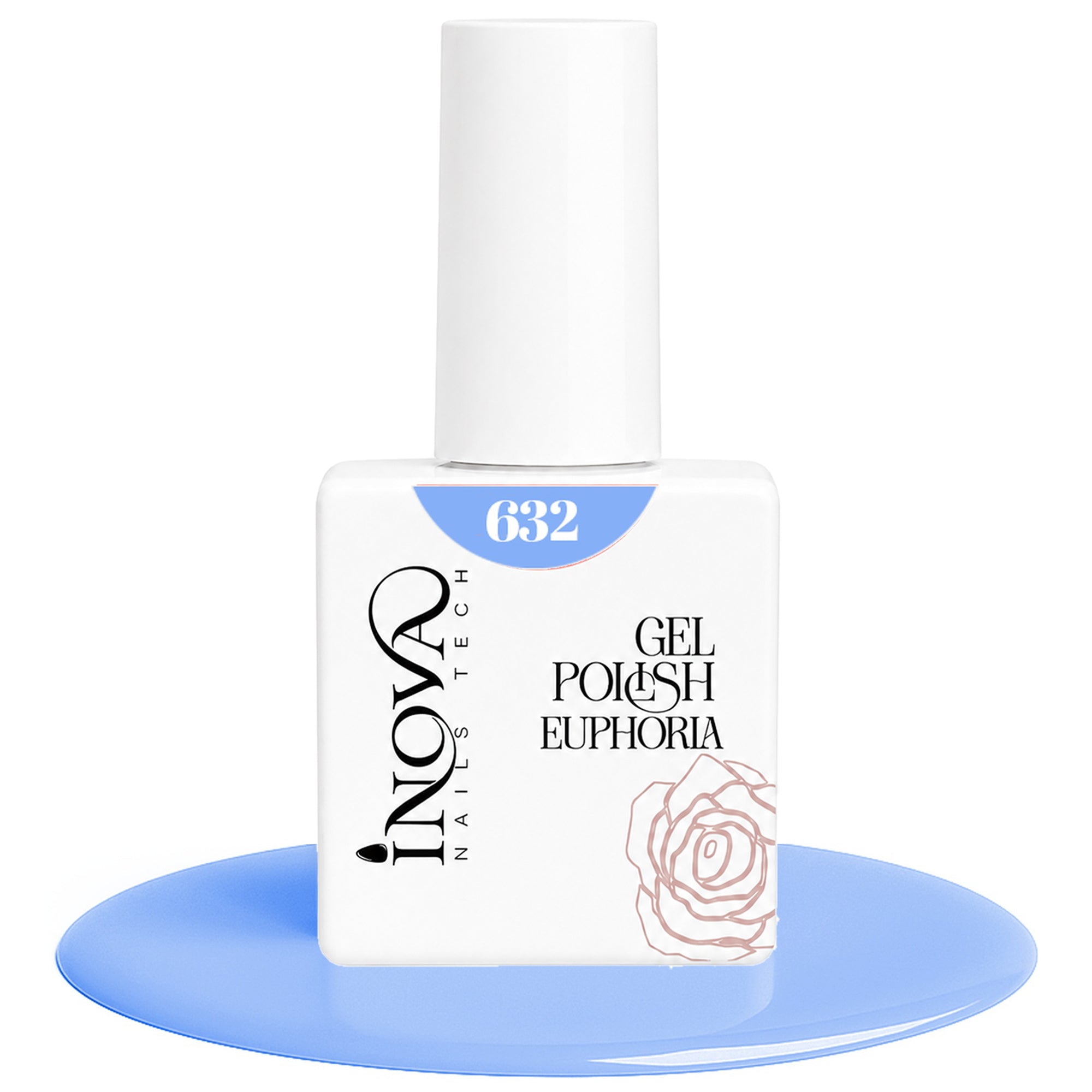 Inova Nails Tech Smalto Semipermanente 12ml - 632 Azzurro Pastello