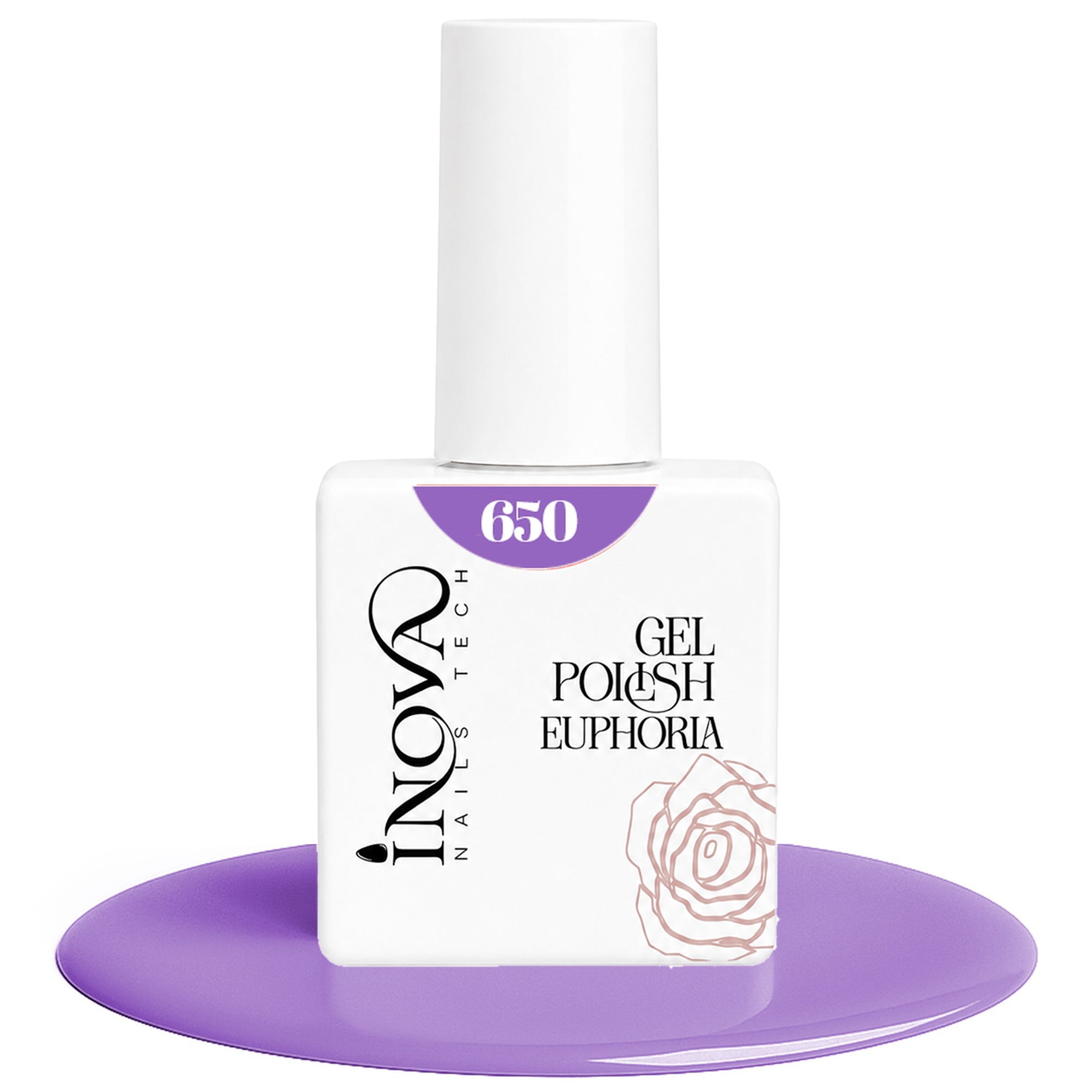 Inova Nails Tech Smalto Semipermanente 12ml - 650 Lilla Pastello