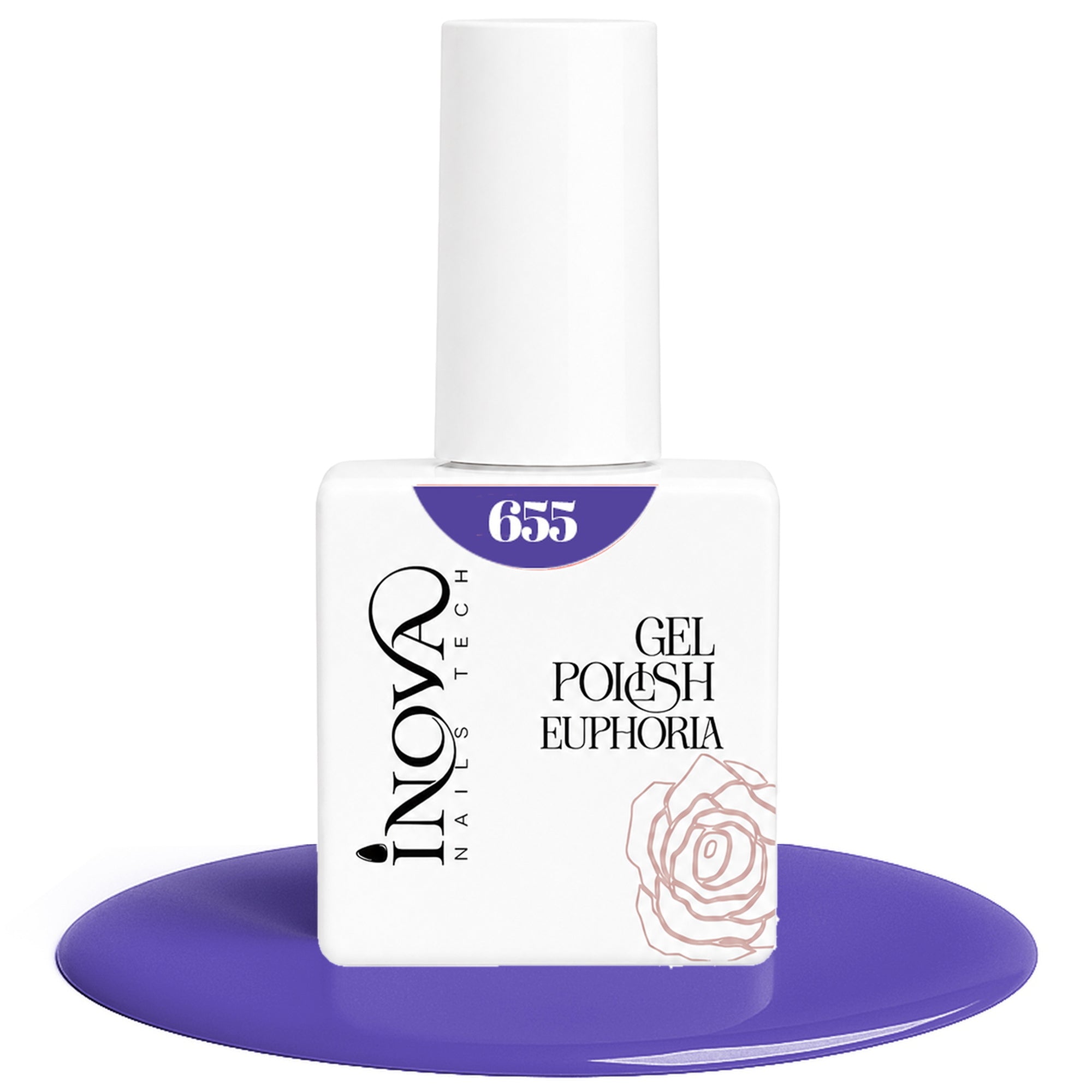 Inova Nails Tech Smalto Semipermanente 12ml - 655 Lilla Freddo