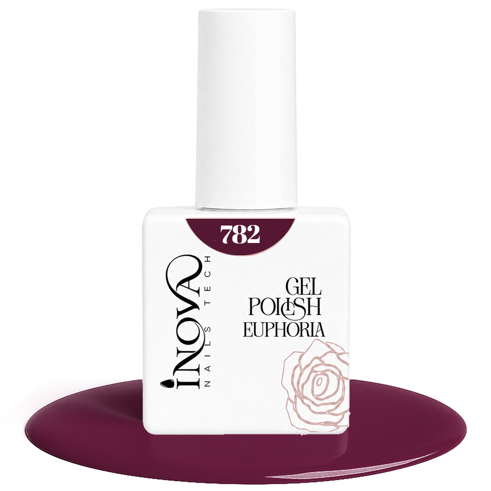 Inova Nails Tech Smalto Semipermanente 12ml - 782 Borgogna Intenso