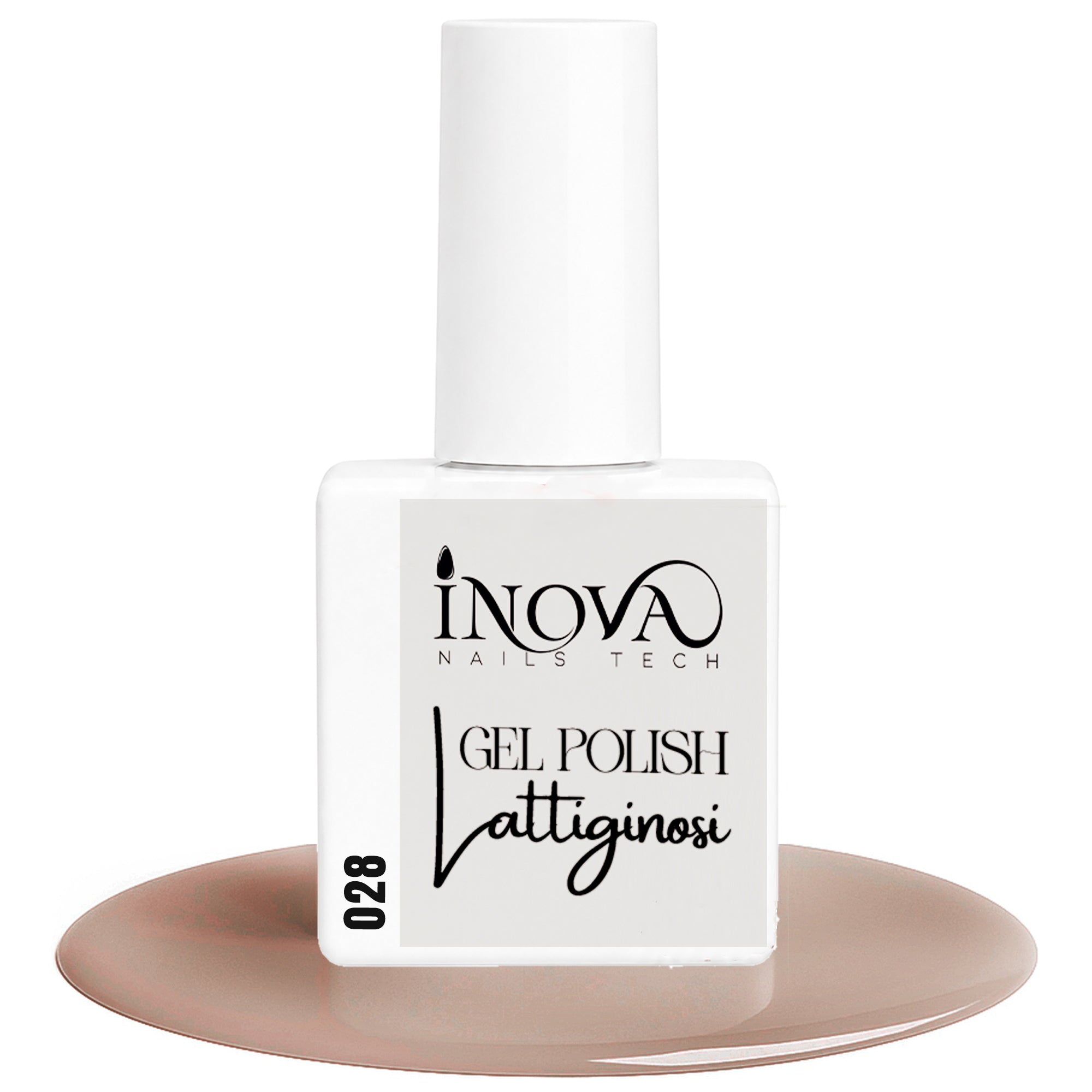 Inova Nails Tech Smalto Semipermanente 12ml - 028 Lattiginoso