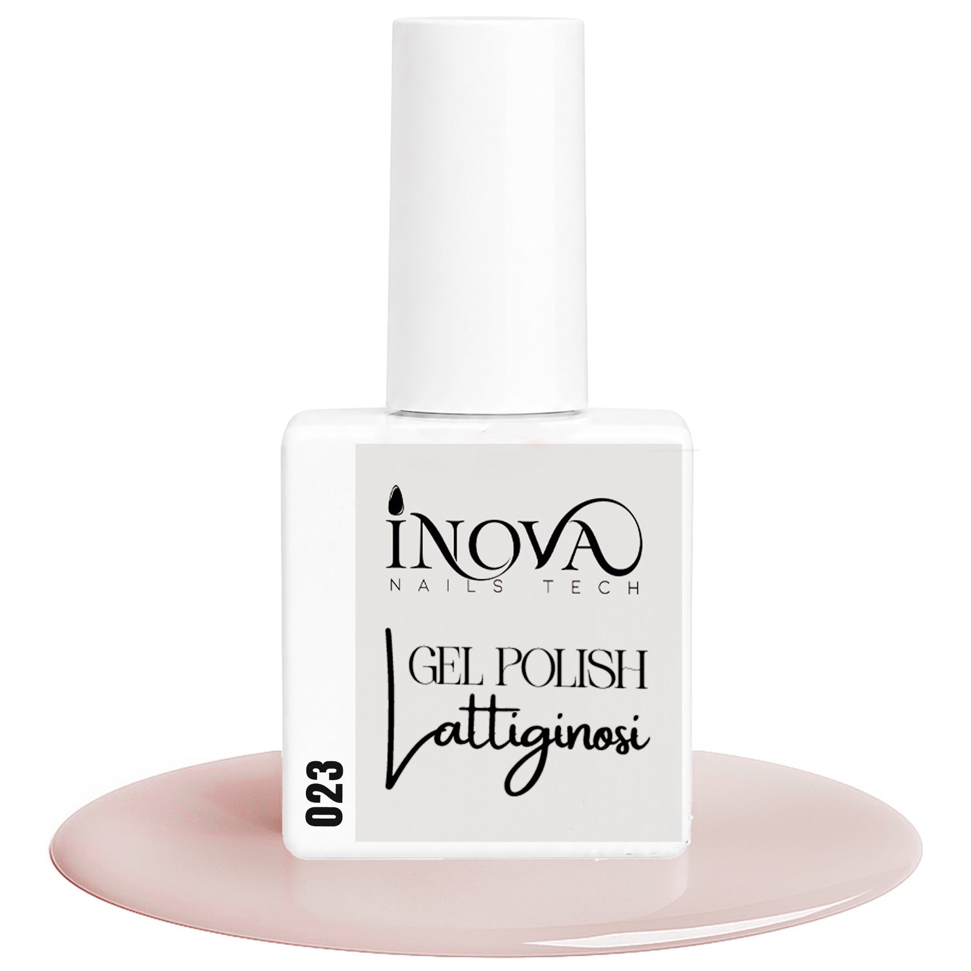 Inova Nails Tech Smalto Semipermanente 12ml - 023 Lattiginoso