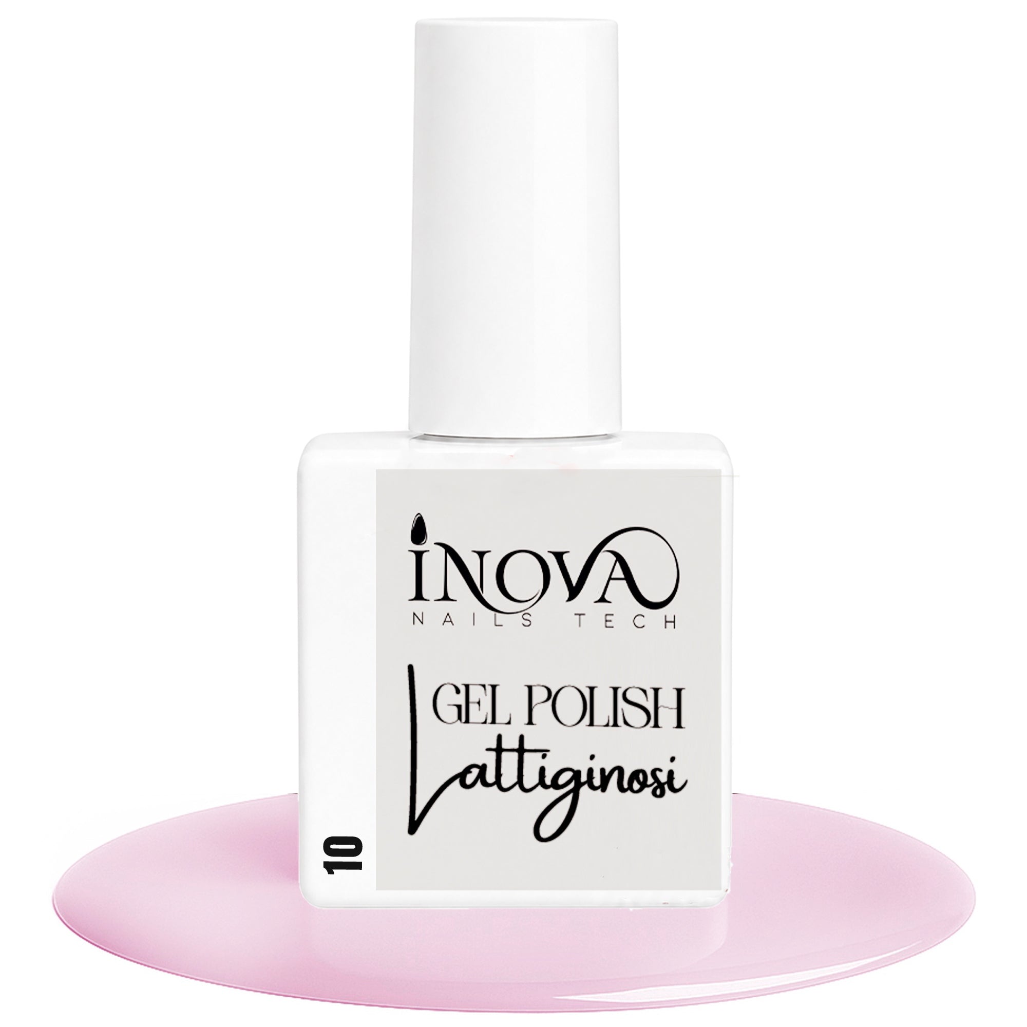 Inova Nails Tech Smalto Semipermanente 12ml - 10 Lattiginoso