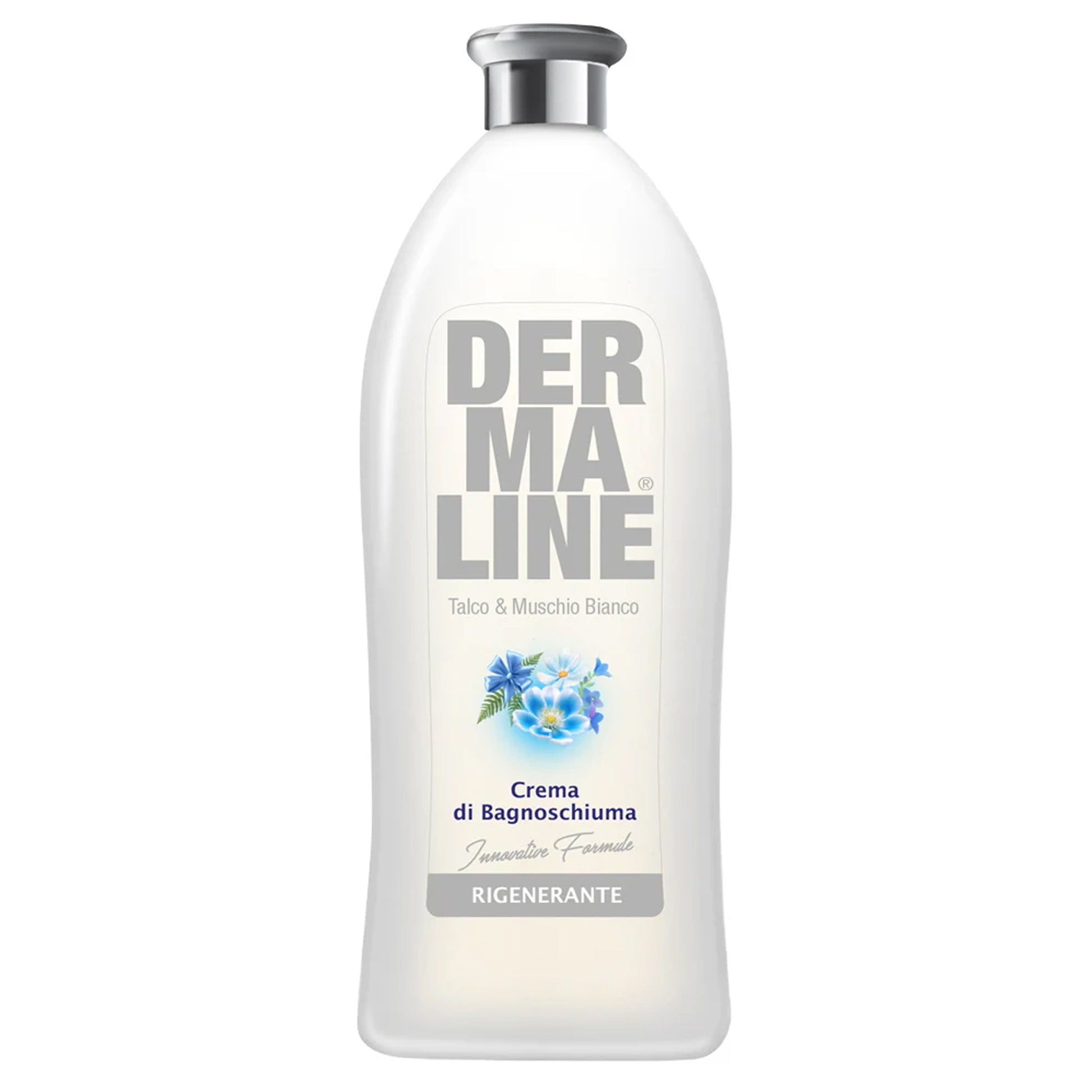 Dermaline Bagnoschiuma in Crema 650ml - Talco e Muschio Bianco