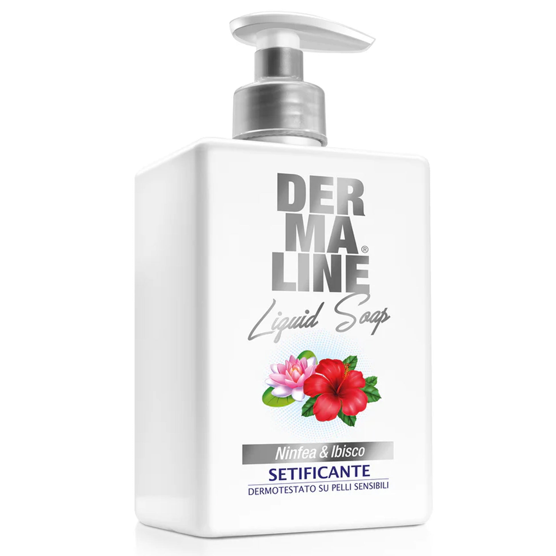 Dermaline Sapone Liquido 500ml - Ninfea e Ibiscus