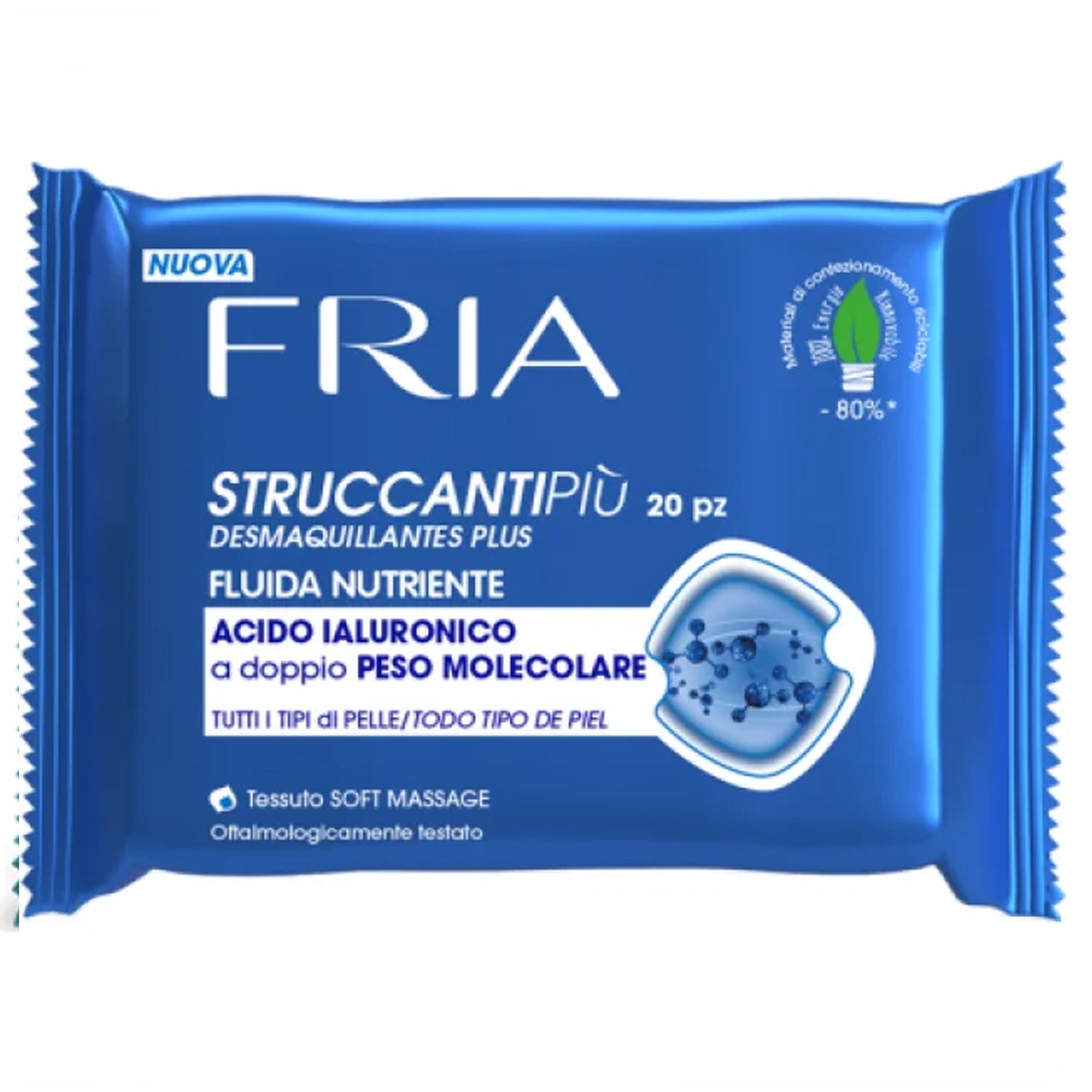 Fria Salviettine Struccanti Fluida Nutriente - 20pz