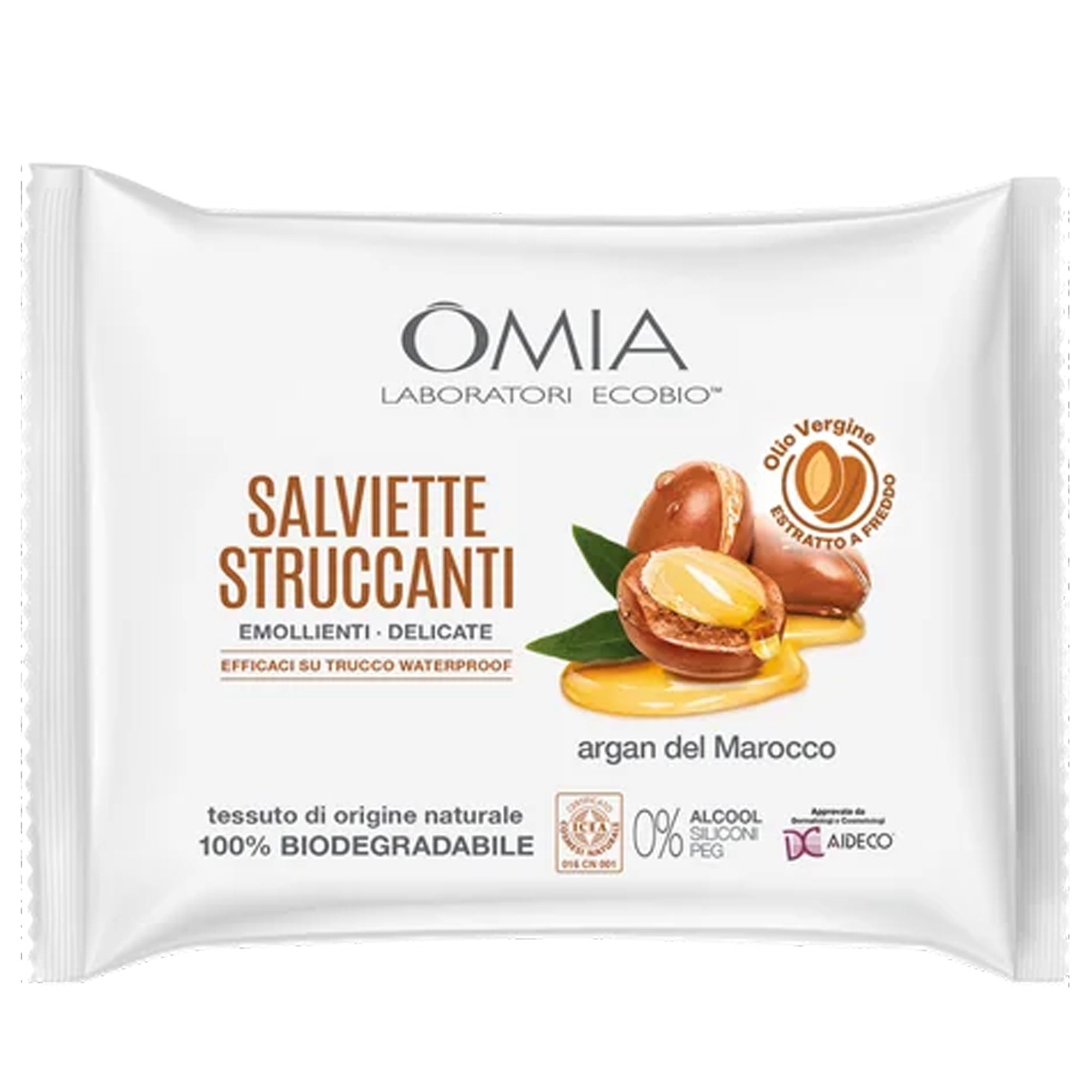 Omia Visage Salviette Struccanti 20pz - Argan
