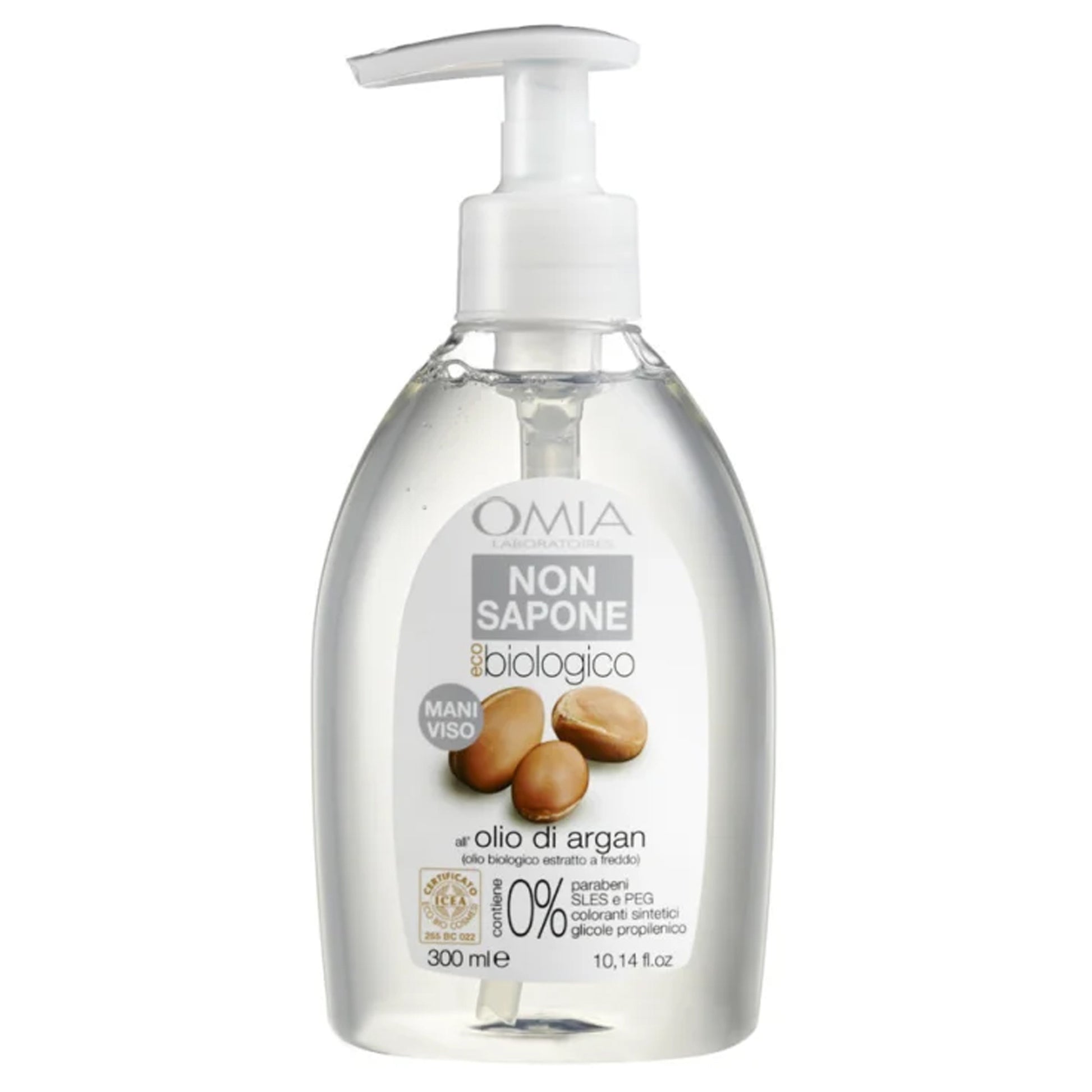 Omia Non Sapone Mani e Viso Argan - 300ml