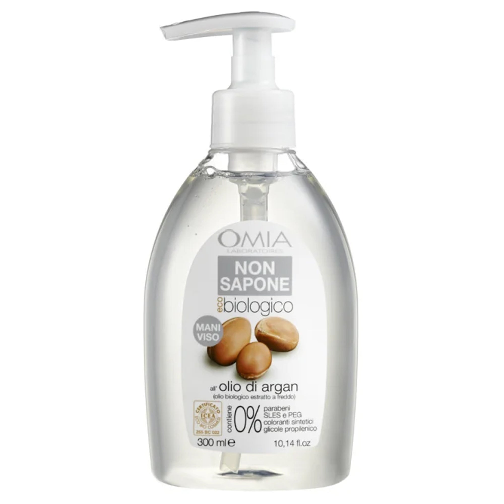 Omia Non Sapone Mani e Viso Argan - 300ml