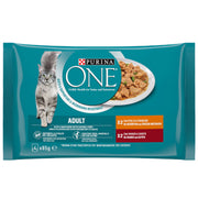 Purina One Gatto Adulto Filettini 4x85gr - Pollo e Manzo