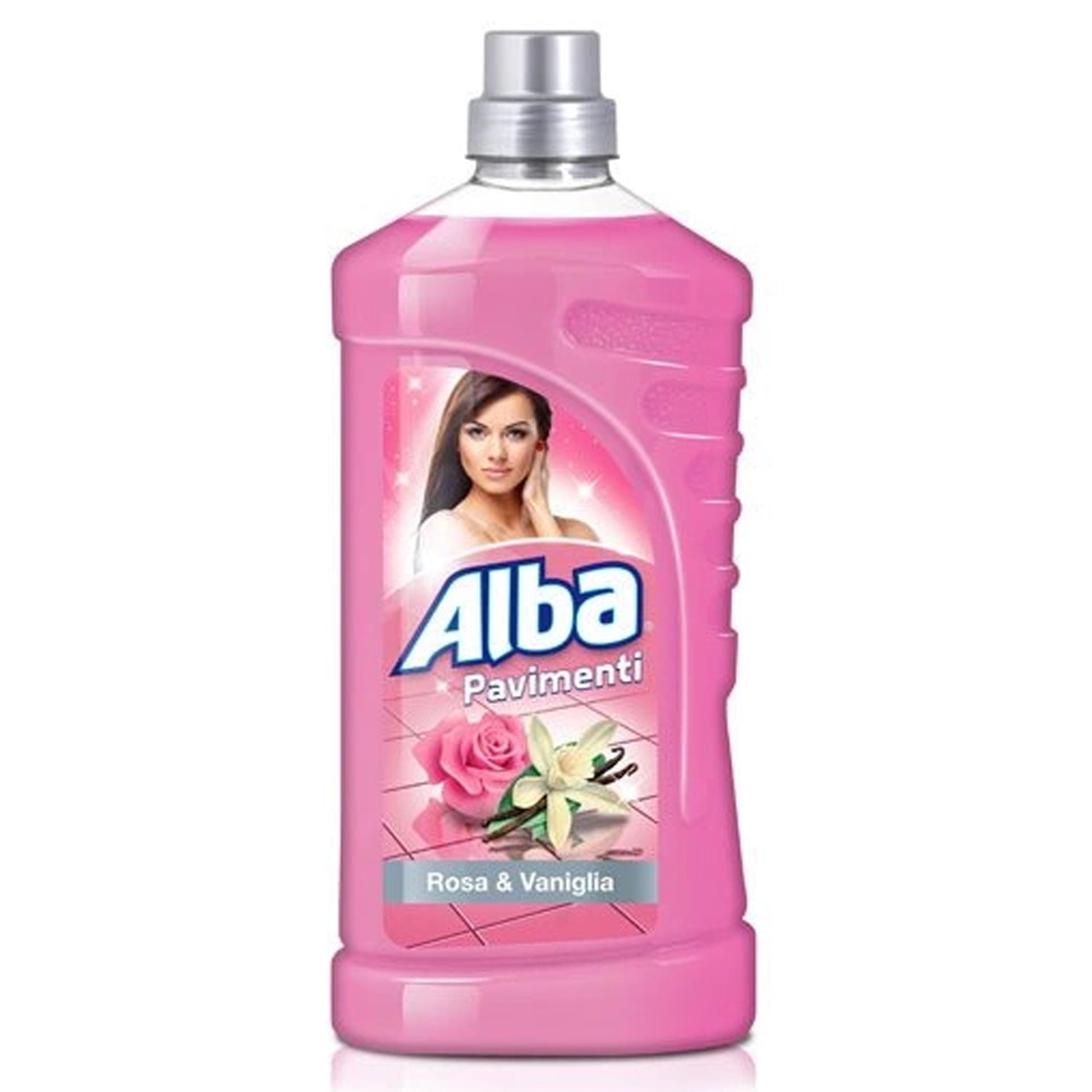 Alba Detersivo Pavimenti 1000ml - Rosa e Vaniglia