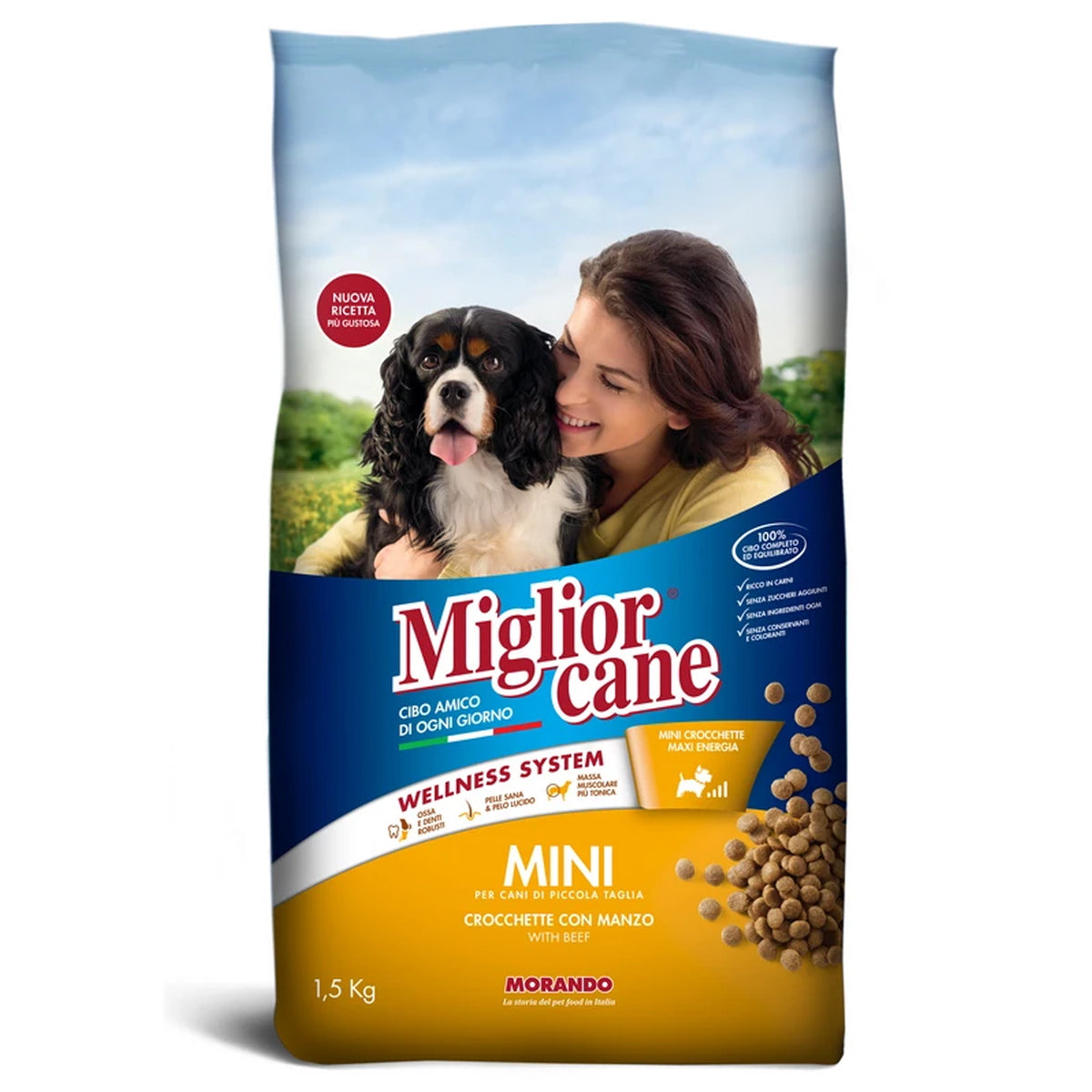 Migliorcane Croccantini Cane Mini 1500gr - Manzo