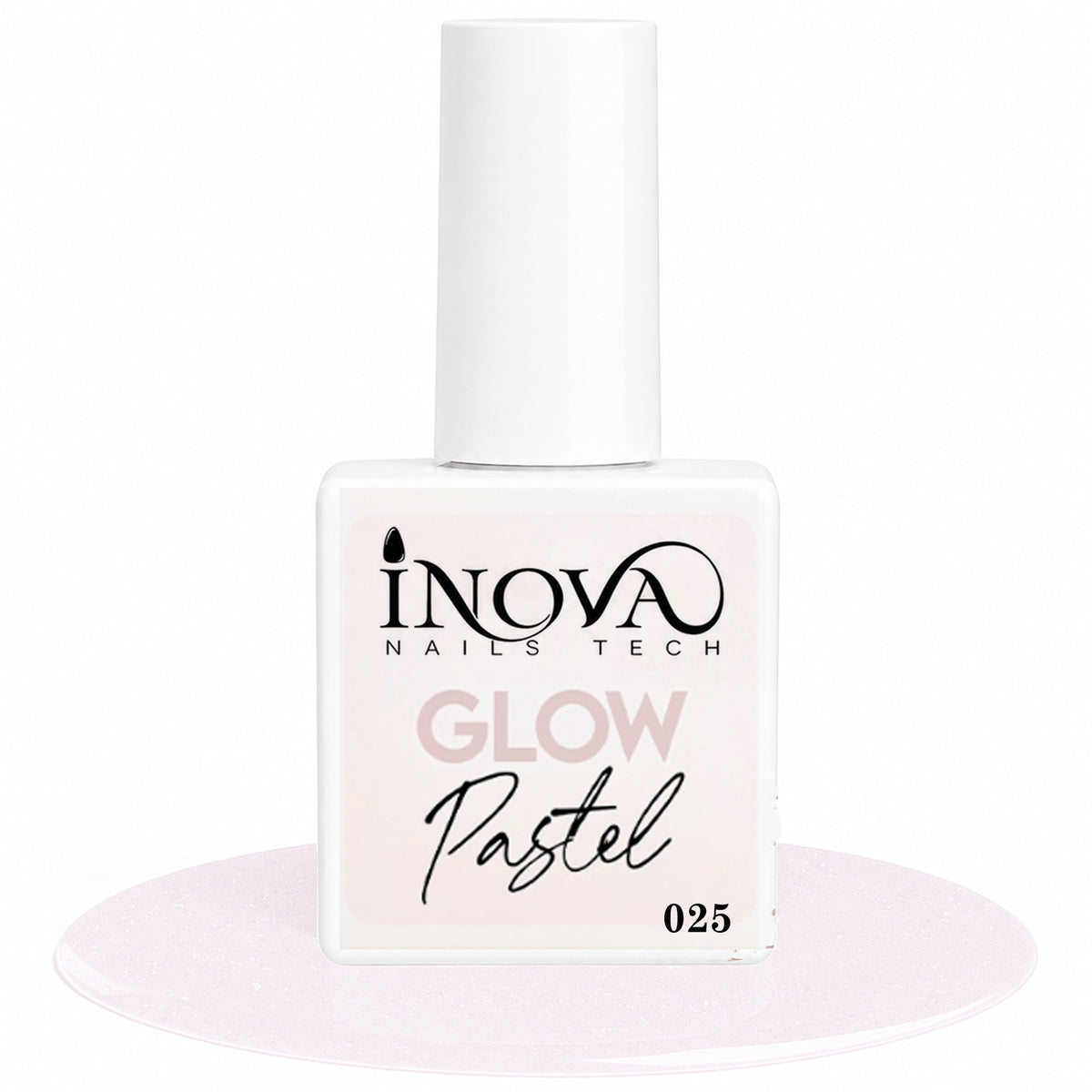 Inova Nails Tech Smalto Semipermanente 12ml - Glow Pastel 025