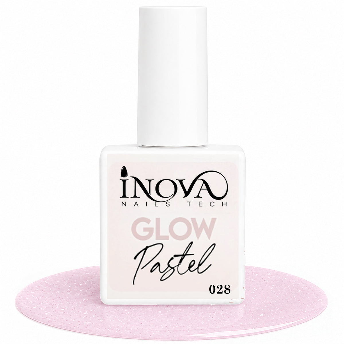 Inova Nails Tech Smalto Semipermanente 12ml - Glow Pastel 028