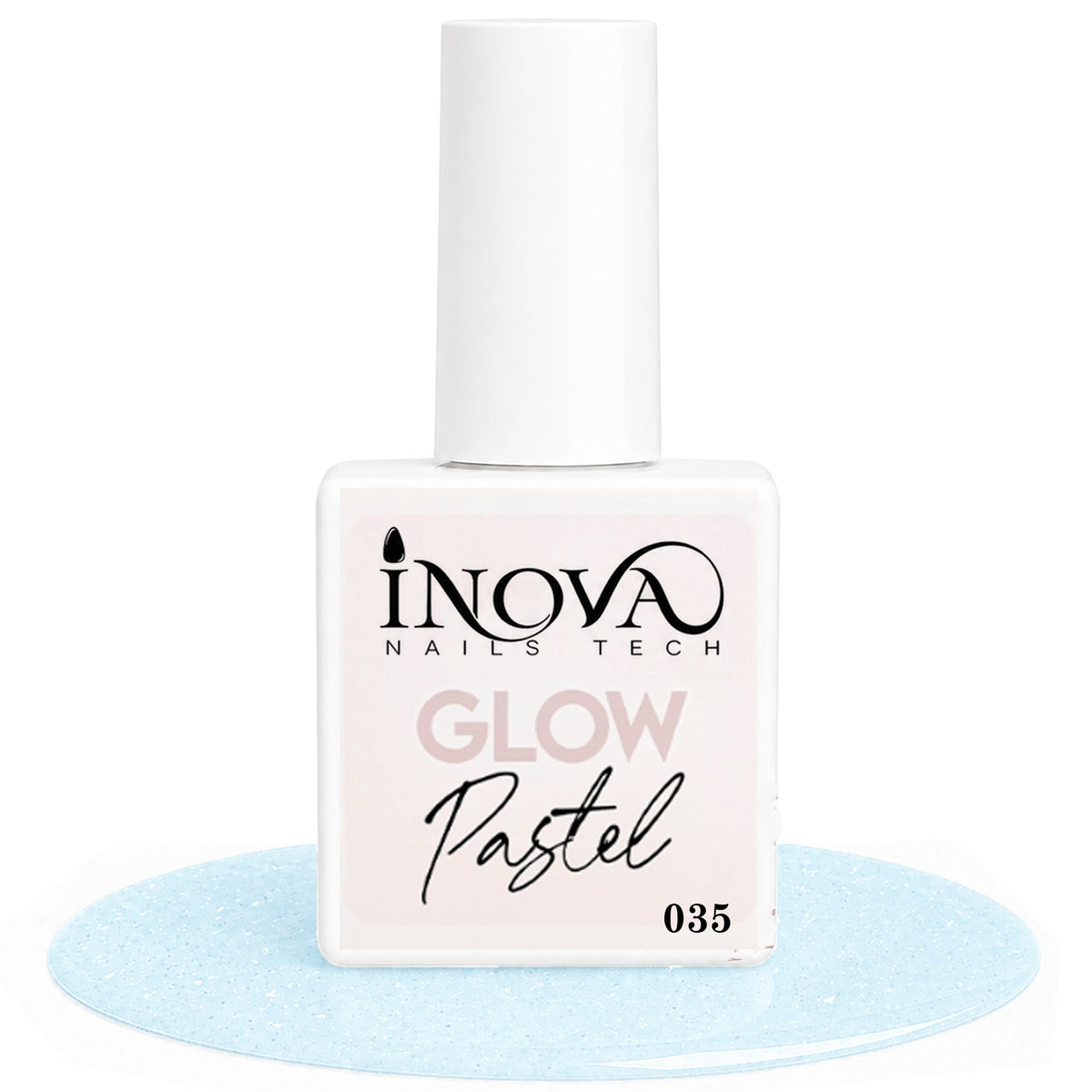 Inova Nails Tech Smalto Semipermanente 12ml - Glow Pastel 035