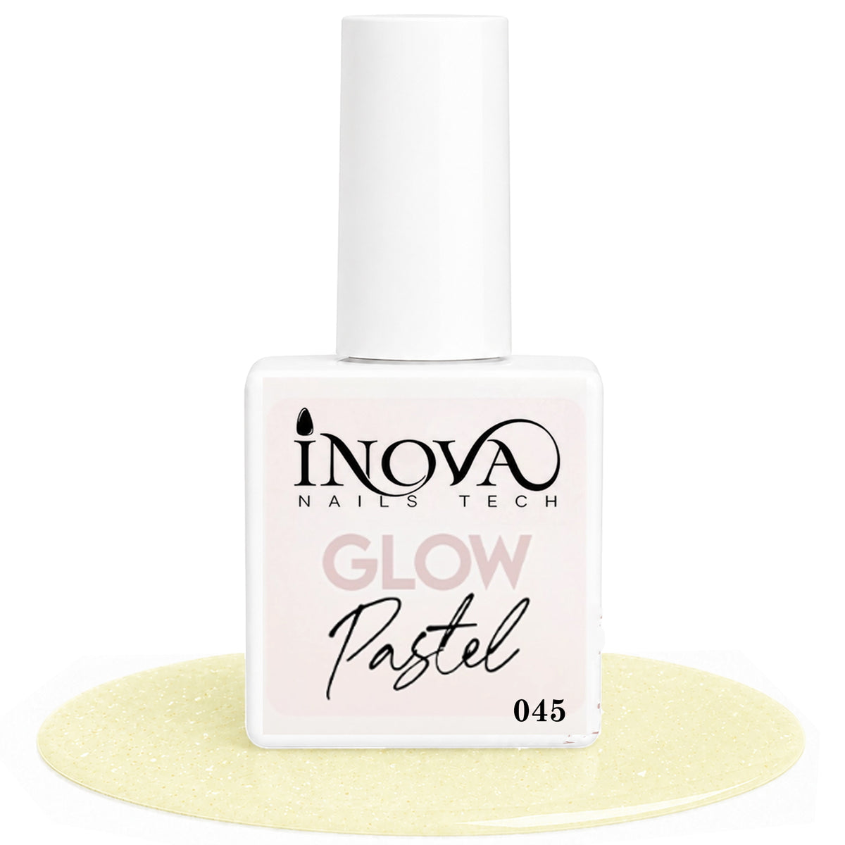 Inova Nails Tech Smalto Semipermanente 12ml - Glow Pastel 045