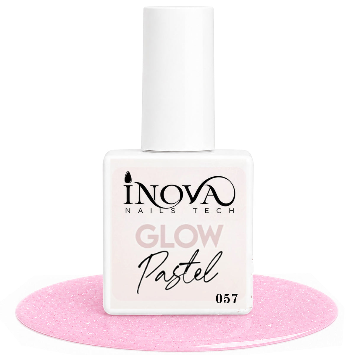 Inova Nails Tech Smalto Semipermanente 12ml - Glow Pastel 057