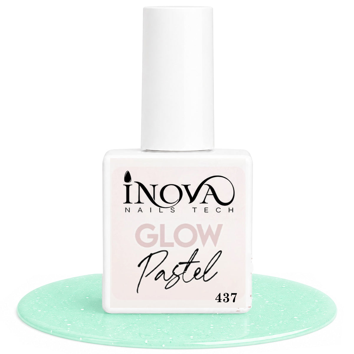 Inova Nails Tech Smalto Semipermanente 12ml - Glow Pastel 437