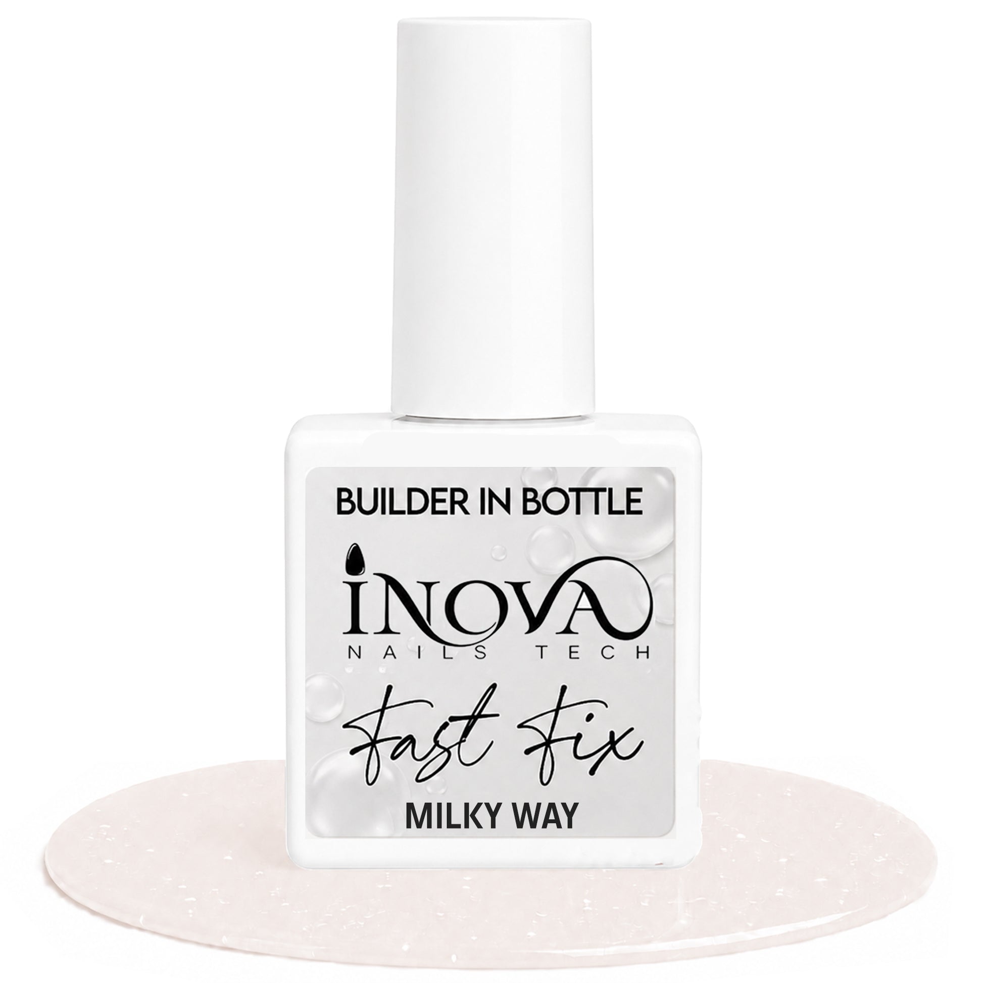 Inova Nails Tech Fast Fix Builer Gel 12ml - 186 Milky Way