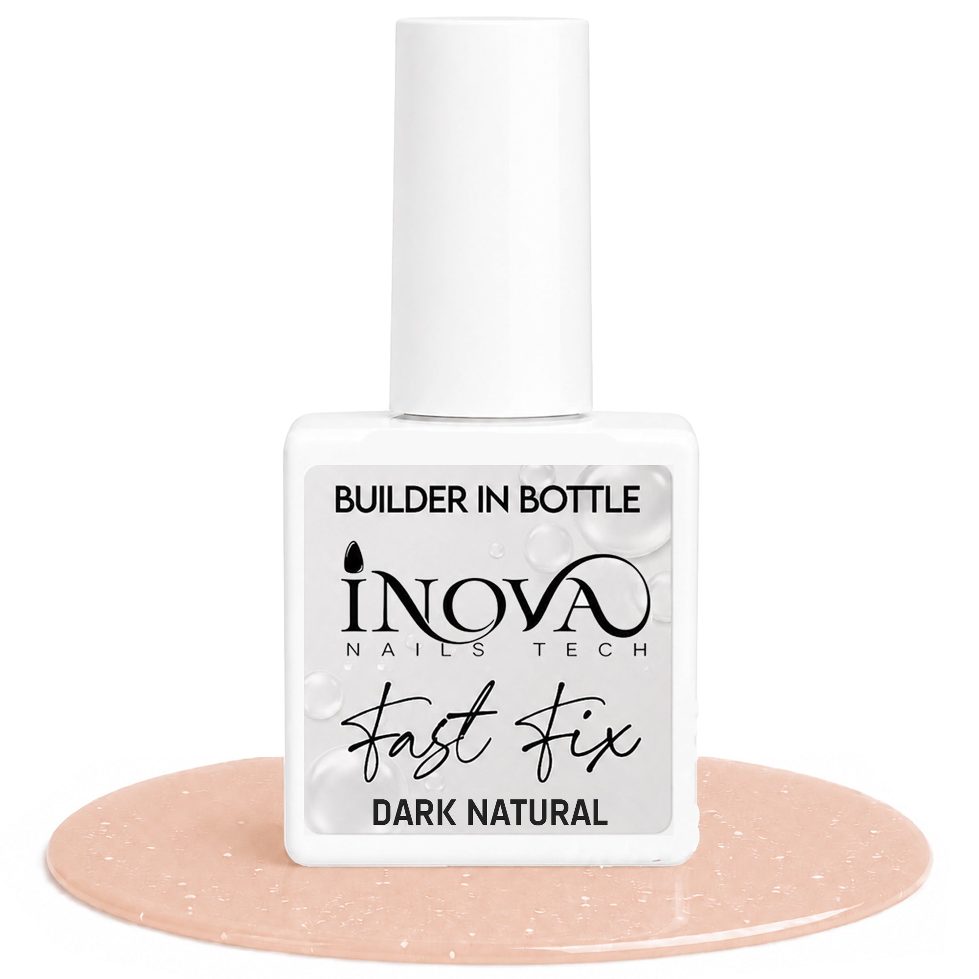 Inova Nails Tech Fast Fix Builer Gel 12ml - 294 Dark Natural