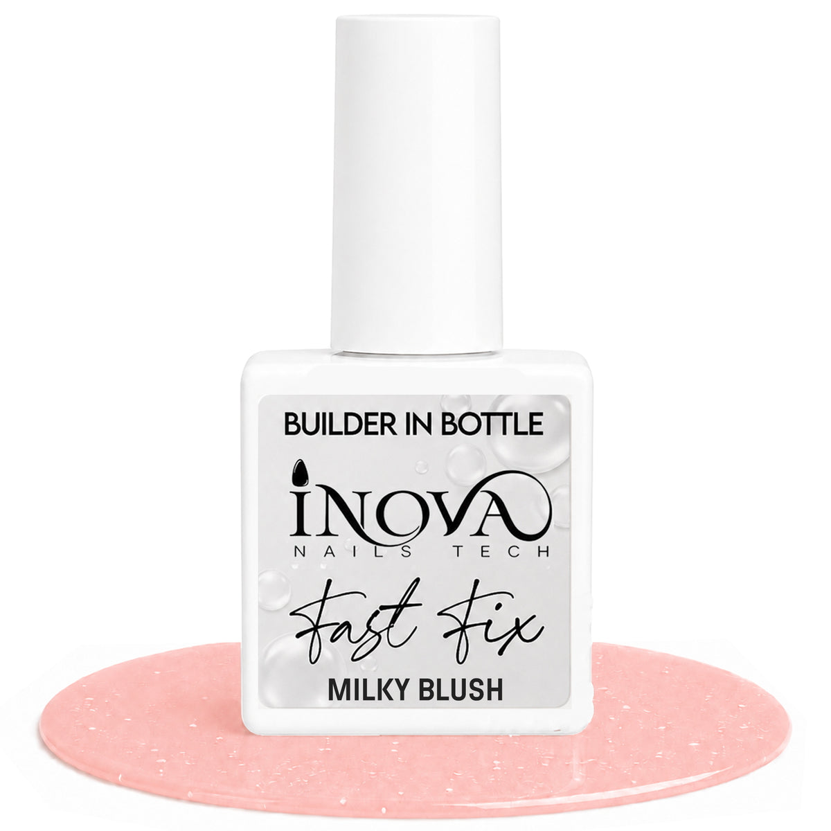 Inova Nails Tech Fast Fix Builer Gel 12ml - 383 Milky Blush
