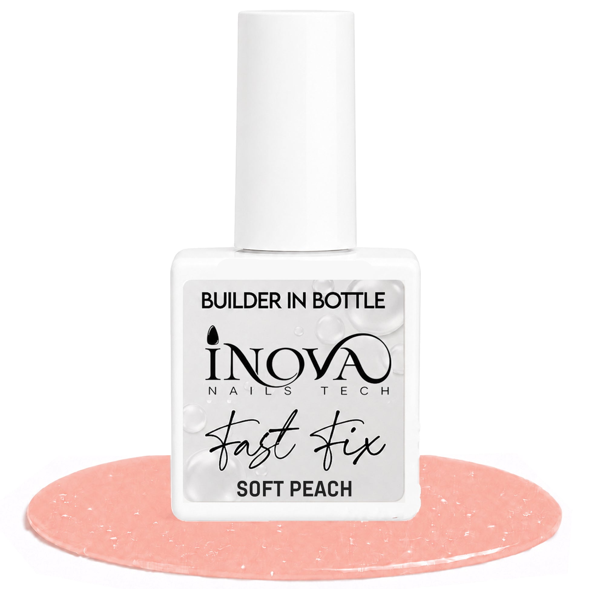 Inova Nails Tech Fast Fix Builer Gel 12ml - 39 Soft Peach