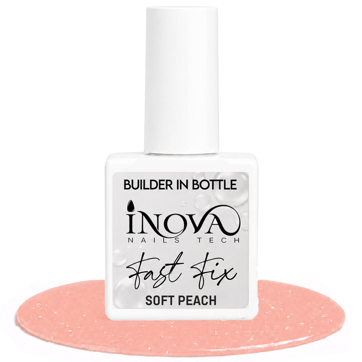 Inova Nails Tech Fast Fix Builer Gel 12ml - 39 Soft Peach