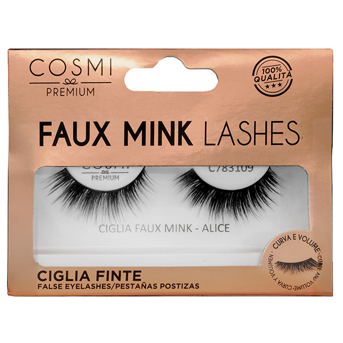 Cosmi Ciglia Finte Faux Mink - Alice