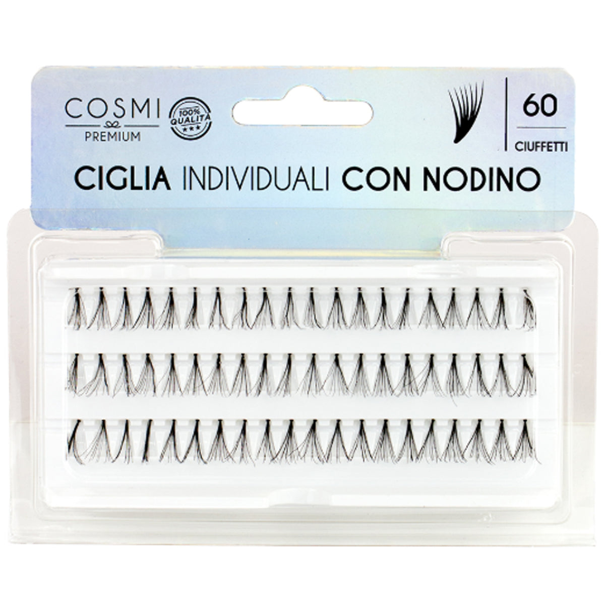 Cosmi Ciglia Finte Individuali con Nodino - 10mm