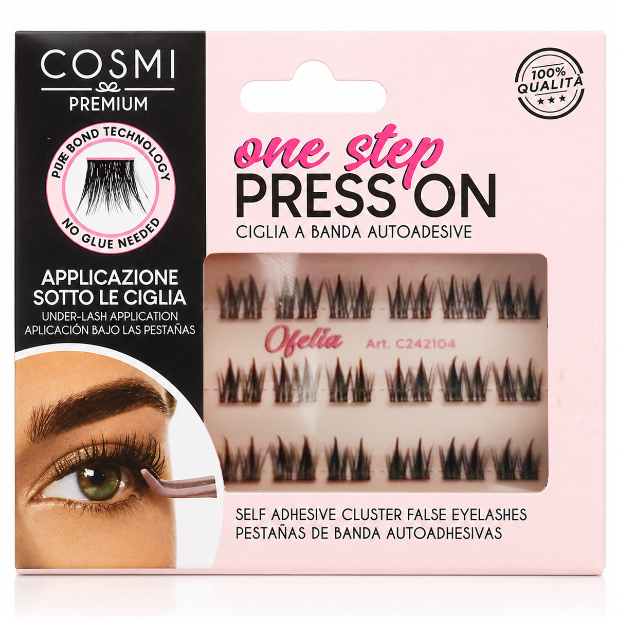 Cosmi One Step Press On Ciglia Finte Autoadesive - Ofelia