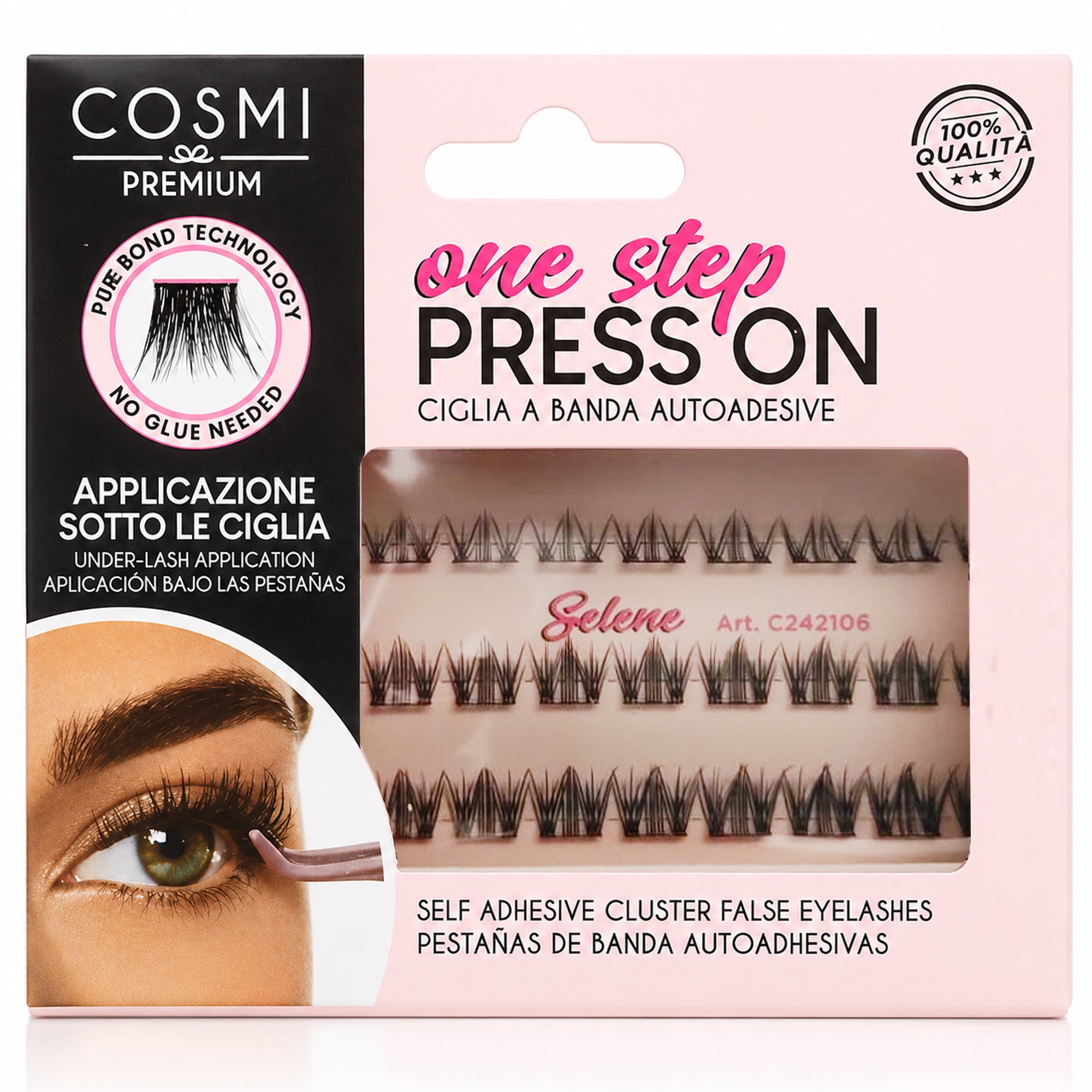 Cosmi One Step Press On Ciglia Finte Autoadesive - Selene