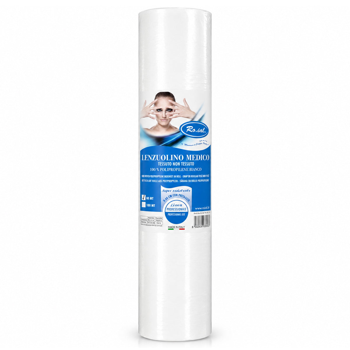 Roial Rotolo Lettino TNT da 80mt