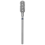 Staleks Pro Punta Fresa Carbide Cilindro Arrotondato 6mm Blu - 14mm