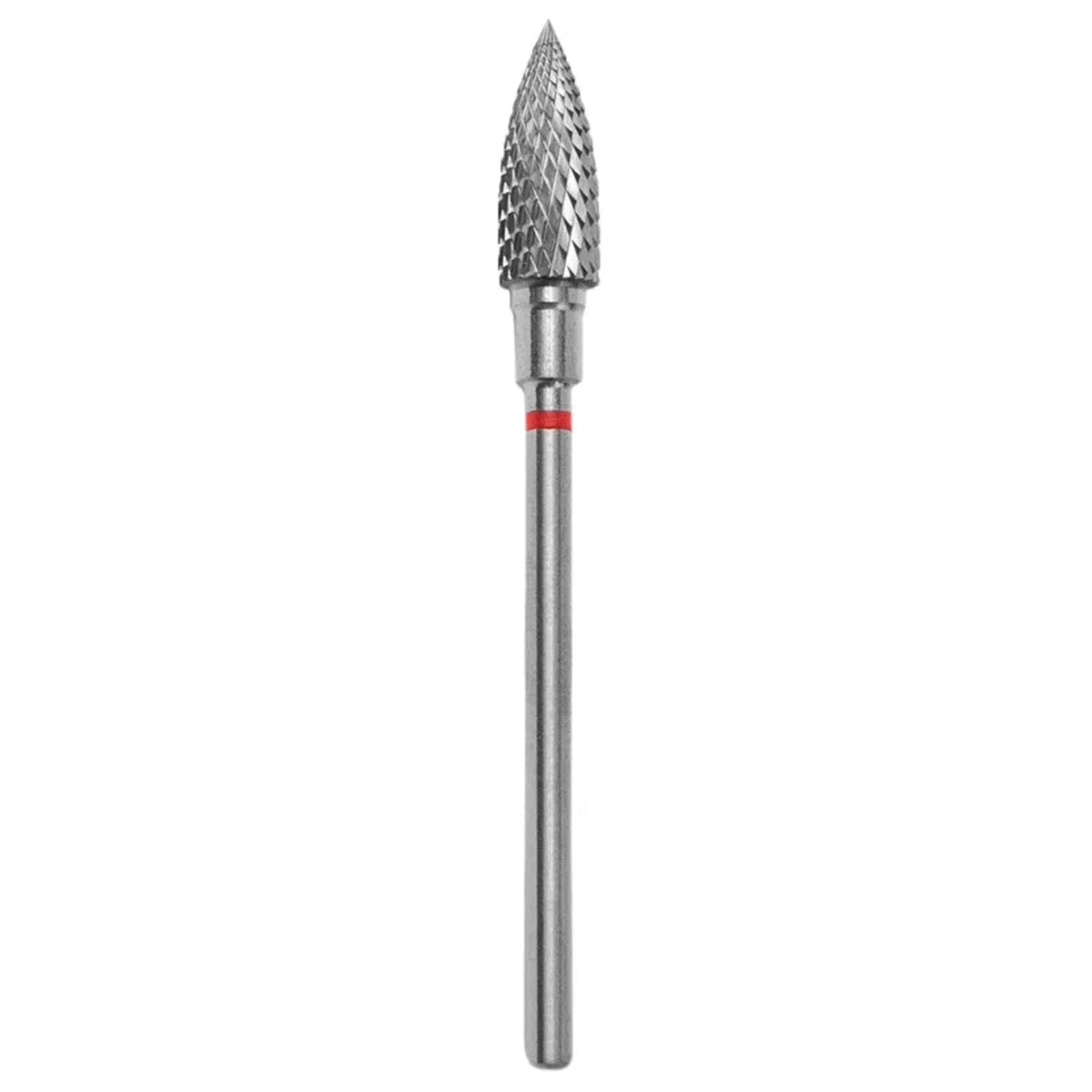 Staleks Pro Punta Fresa Carbide Fiamma 5mm Rosso - 13,5mm