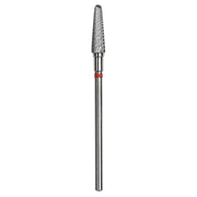 Staleks Pro Punta Fresa Carbide Tronco 4mm Rosso - 13mm