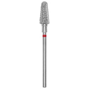 Staleks Pro Punta Fresa Carbide Tronco 6mm Rosso - 14mm