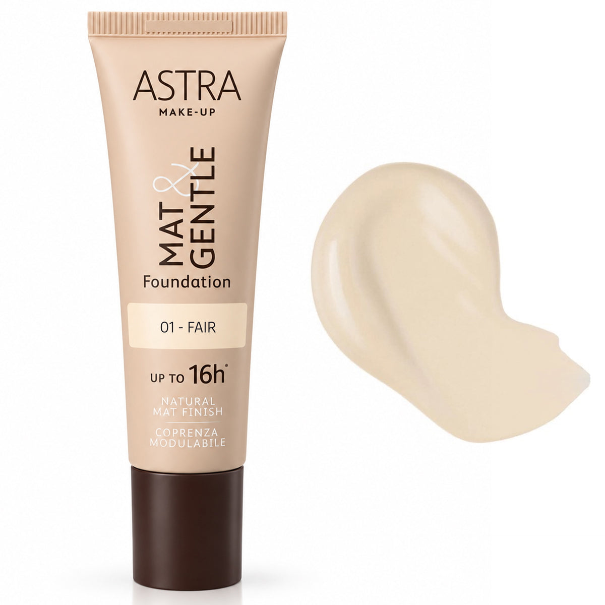 Astra Makeup Mat Gentle Fondotinta 25ml - 01 Fair
