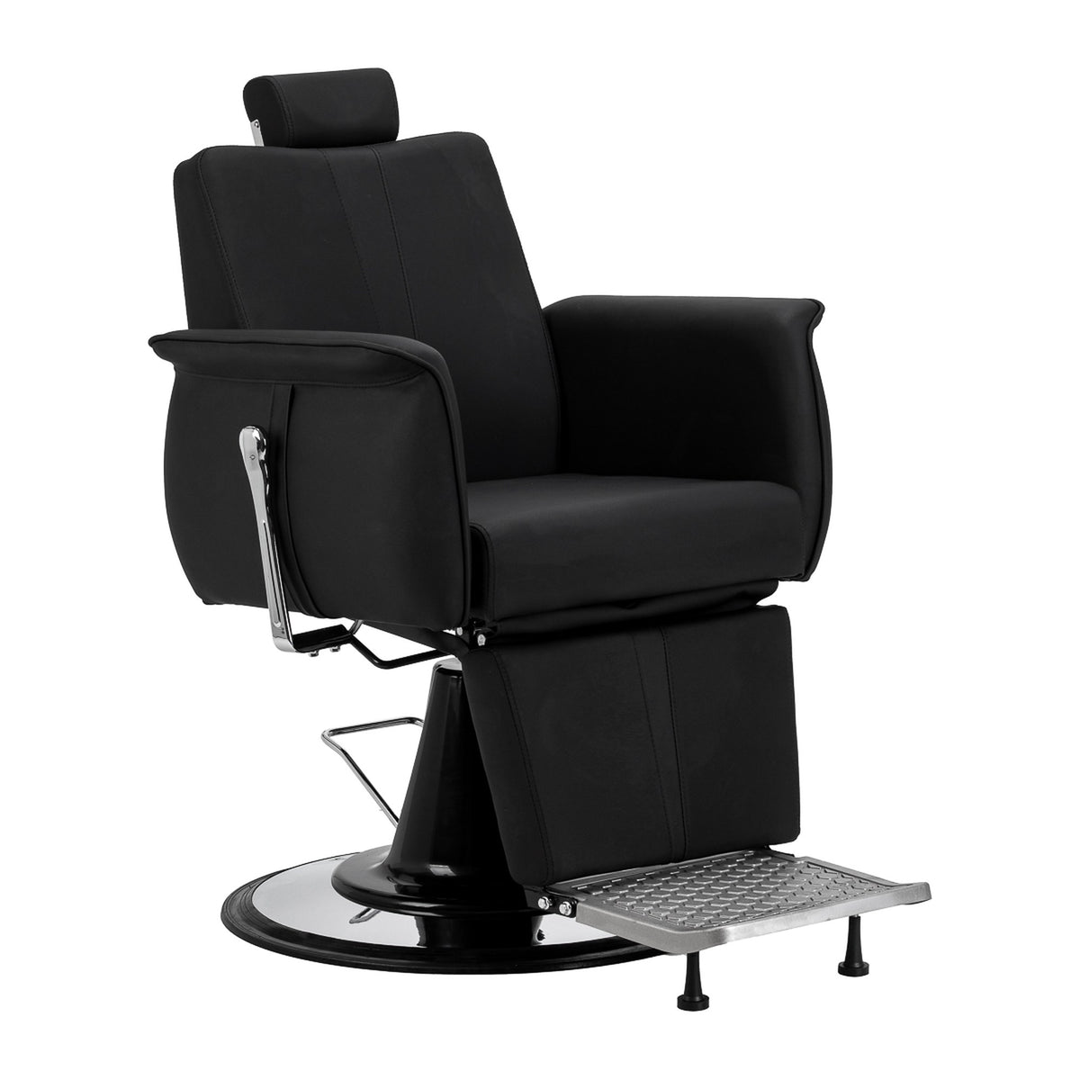 Gabbiano Poltrona Barber Athena per Parrucchiere - Nero
