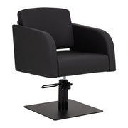Gabbiano Poltrona Elda per Parrucchiere - Nero