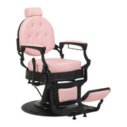 Gabbiano Poltrona Barber President per Parrucchiere - Rosa Nero