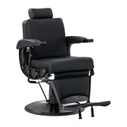 Gabbiano Poltrona Barber Massaggiante Continental per Parrucchiere - Nero