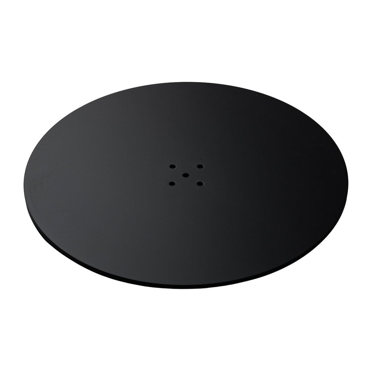 Gabbiano Base Rotonda per Poltrona da Parrucchiere L010 - Nero