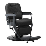 Gabbiano Poltrona Barber Bruno per Parrucchiere - Nero Grigio