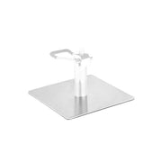 Gabbiano Base Quadrata L009 per Sedia da Barbiere - Inox