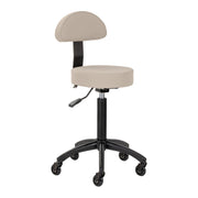 Gabbiano Sgabello D026 per Parrucchiere - Grigio Beige