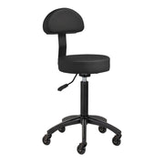 Gabbiano Sgabello D026 per Parrucchiere - Nero
