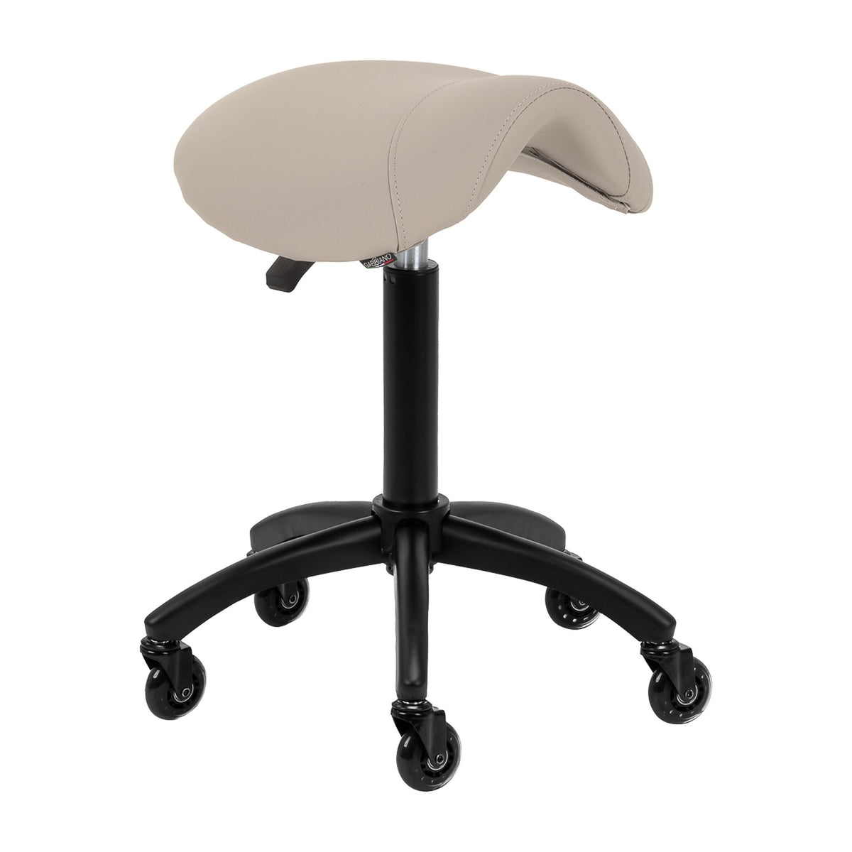 Gabbiano Sgabello D032 per Parrucchiere - Grigio Beige