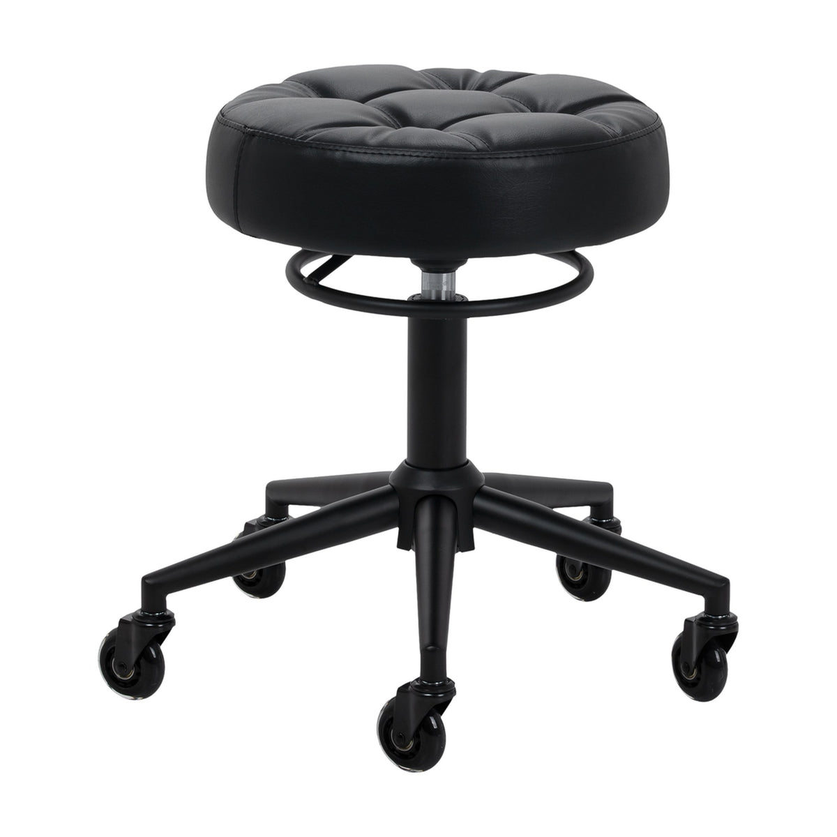 Gabbiano Sgabello D054 per Parrucchiere - Nero