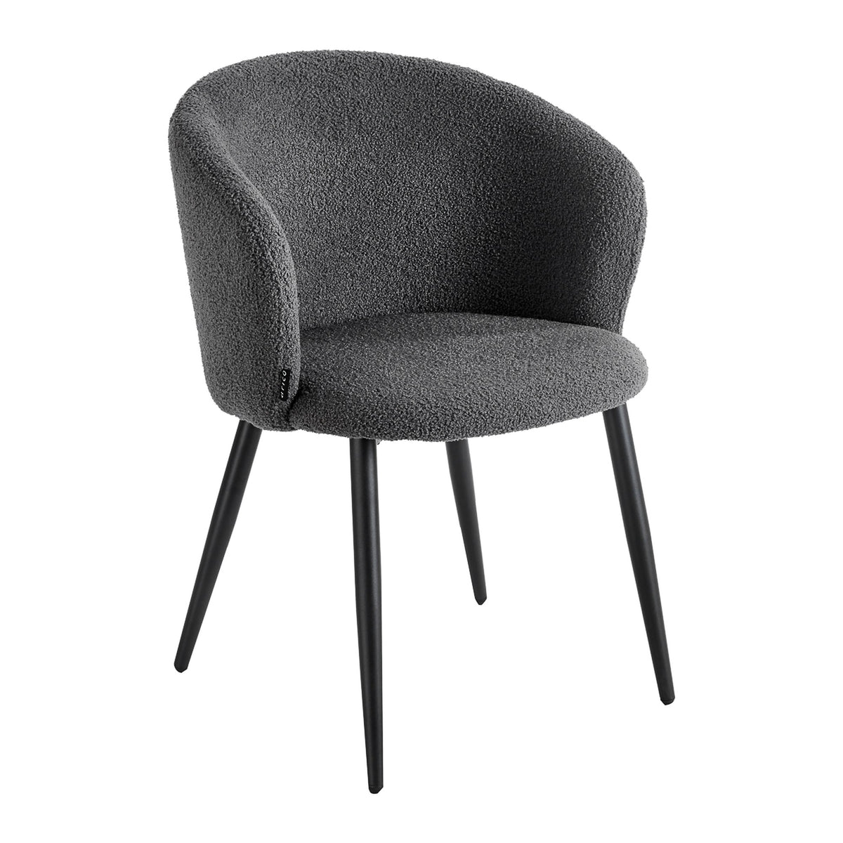 4RICO Sedia Asola per Sala Attesa - Grigio