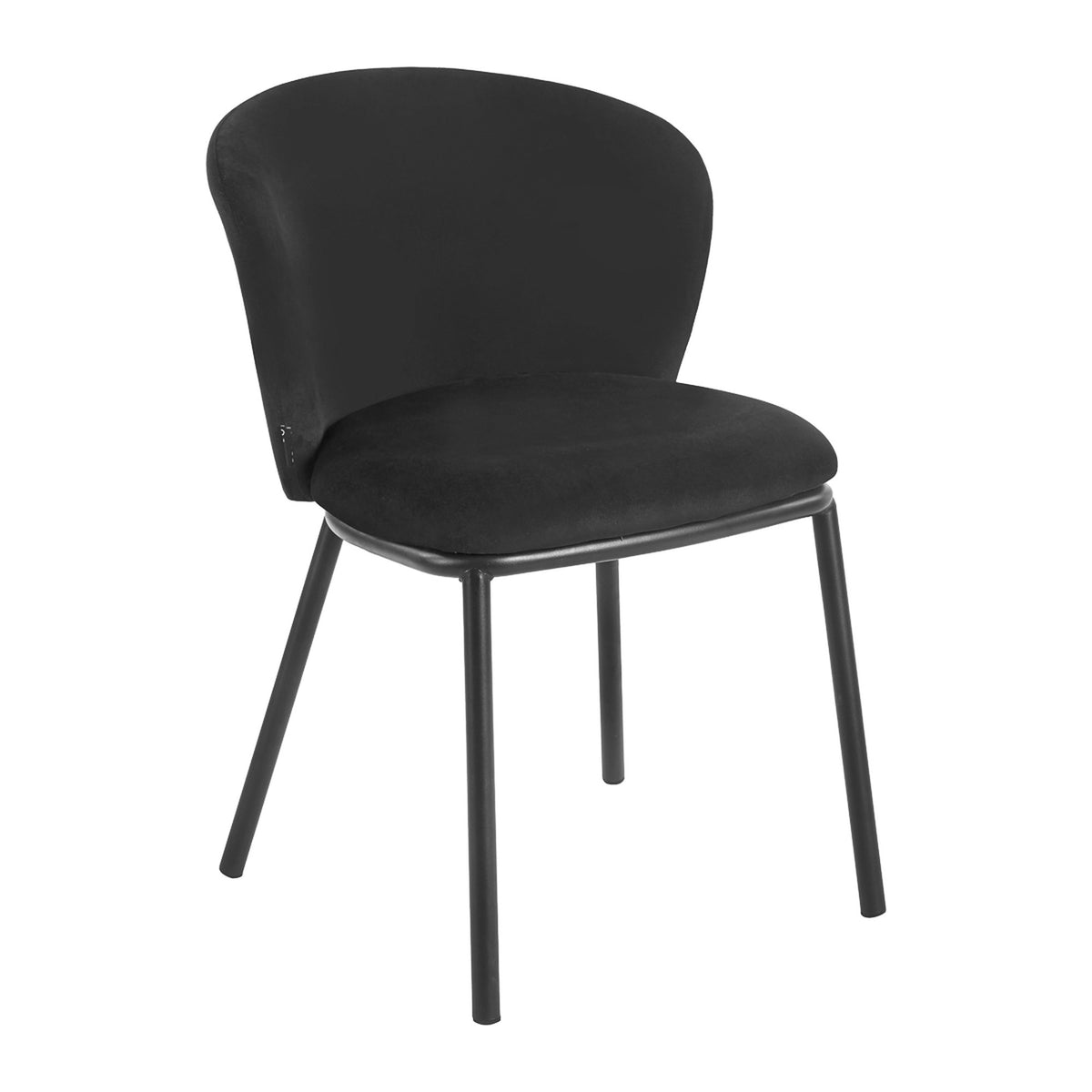 4RICO Sedia Linea per Sala Attesa - Nero
